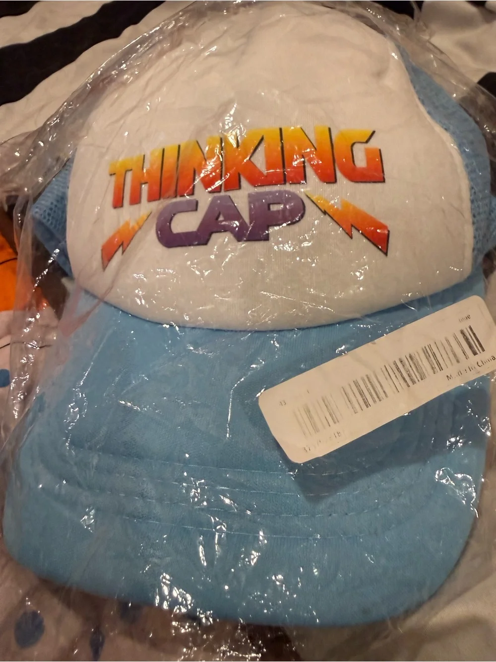 New : Stranger Things' Trucker Hat - Thinking Cap 🧢